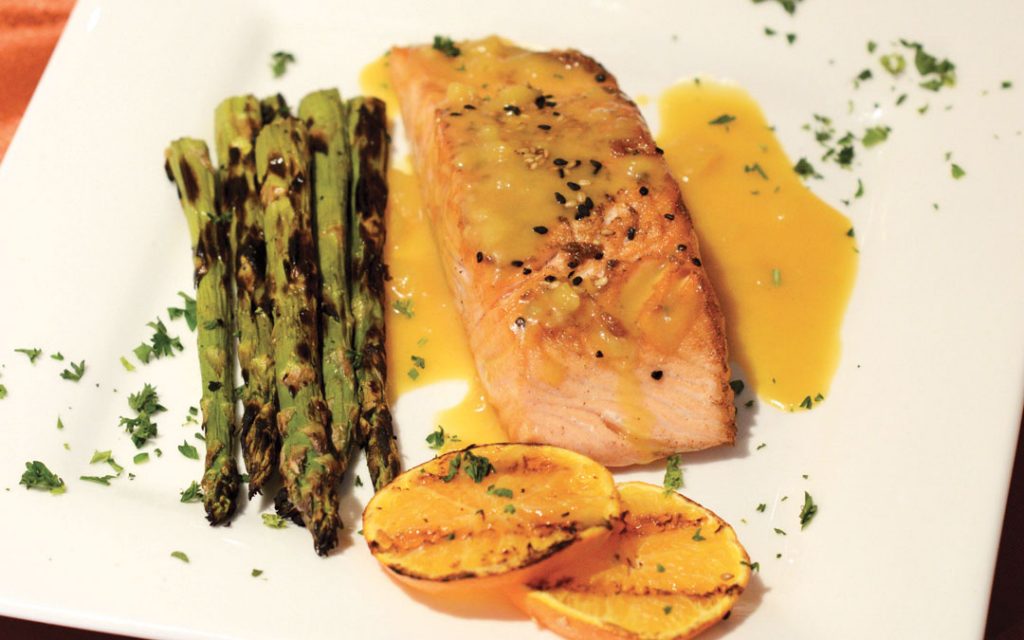 Orange Sesame Salmon