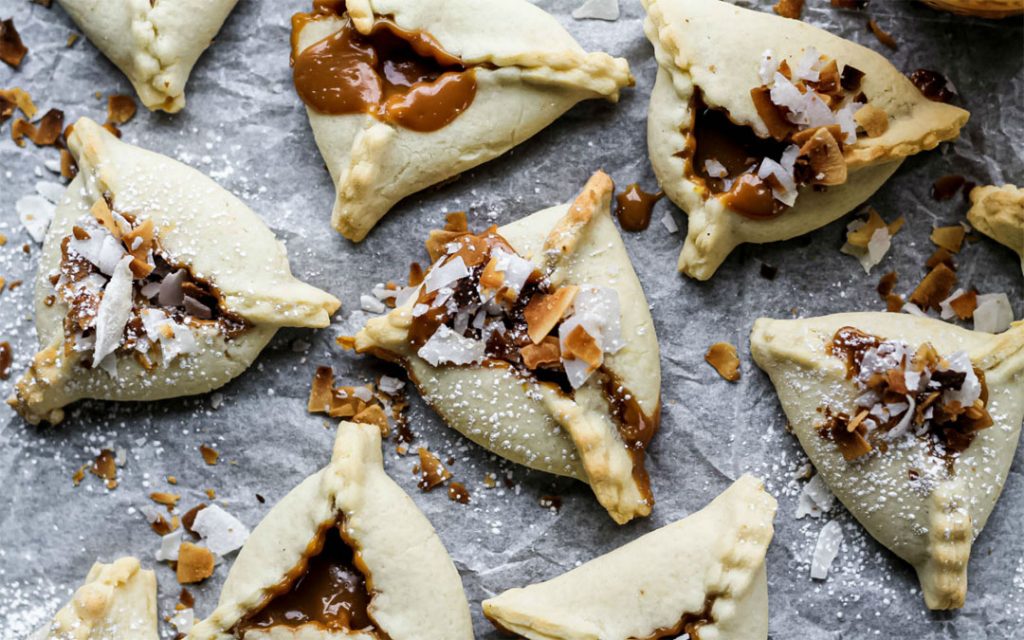 Dulce de Leche Hamantaschen (Photo by LeAnne Shor via JTA)