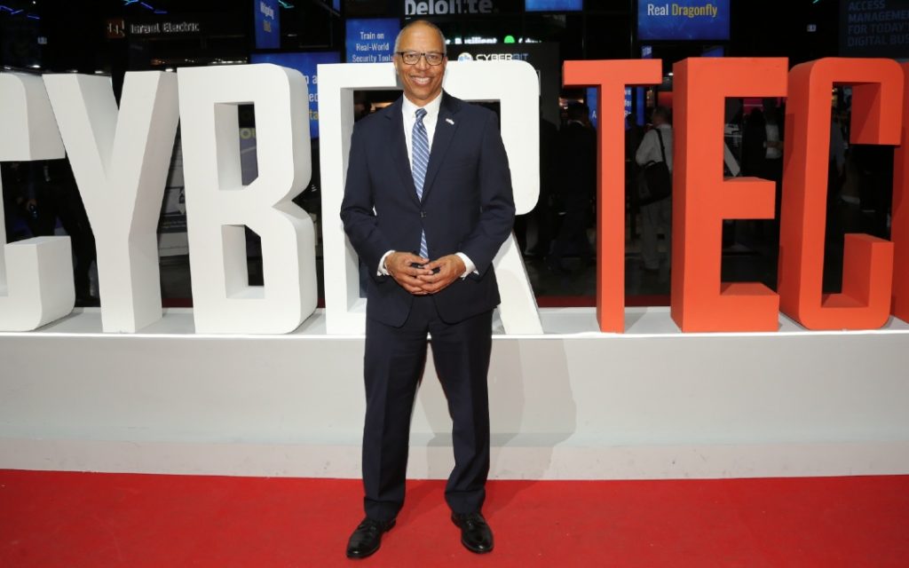 Lt. Gov. Boyd K. Rutherford recently spoke to leaders of the Israeli and international cybersecurity communities at the sixth annual Cybertech conference in Tel Aviv. (Provided by the Executive Office of the Governor)