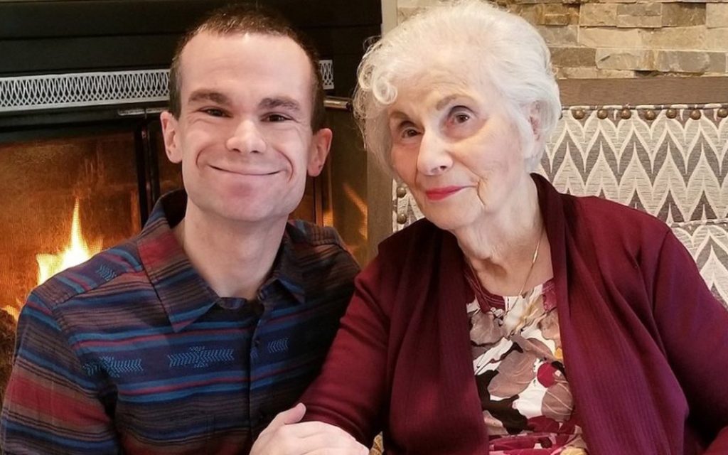 Geoffrey Sorenson was unable to comfort his late grandmother, Holocaust survivor Gerda Garbatzky of Long Island, N.Y., when she was dying from the coronavirus. (Photo Courtesy of Geoffrey Sorenson)