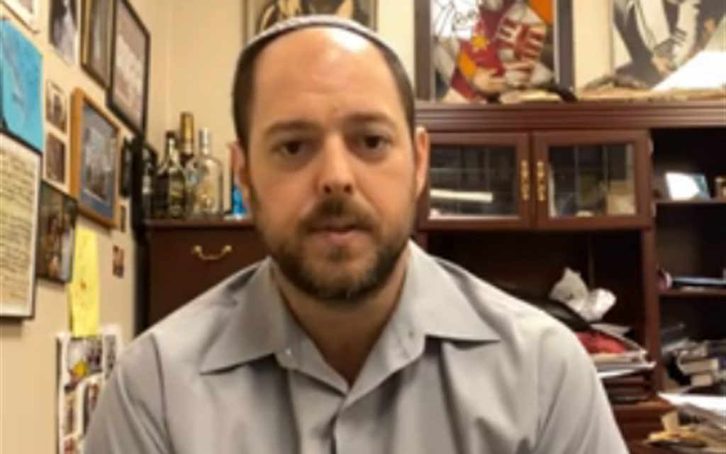 Rabbi Yerachmiel Shapiro of Moses Montefiore Anshe Emunah Hebrew Congregation