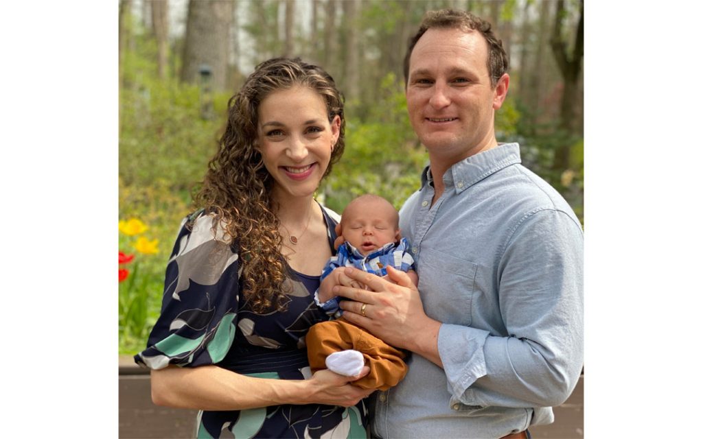 Drs. Ben and Julie Schultz with their son, Henry