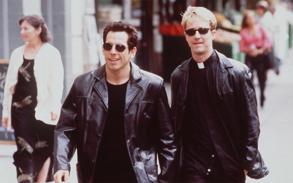 Ben Stiller and Edward Norton in "Keeping the Faith"