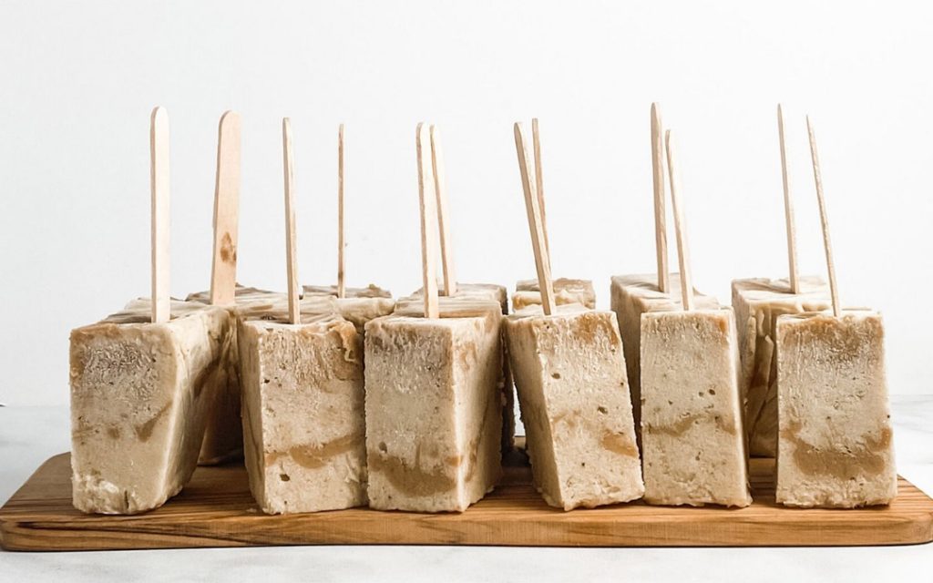 Banana Tahini Pops