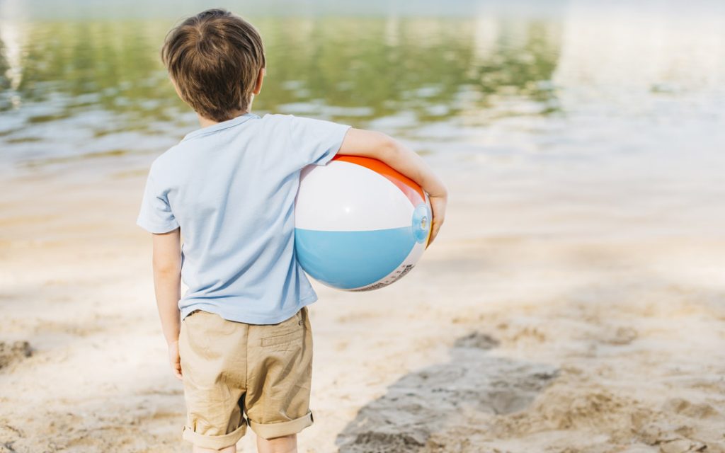Boy at beach