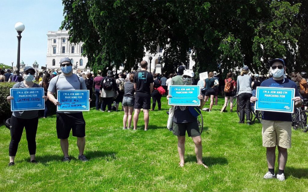 George Floyd protestors