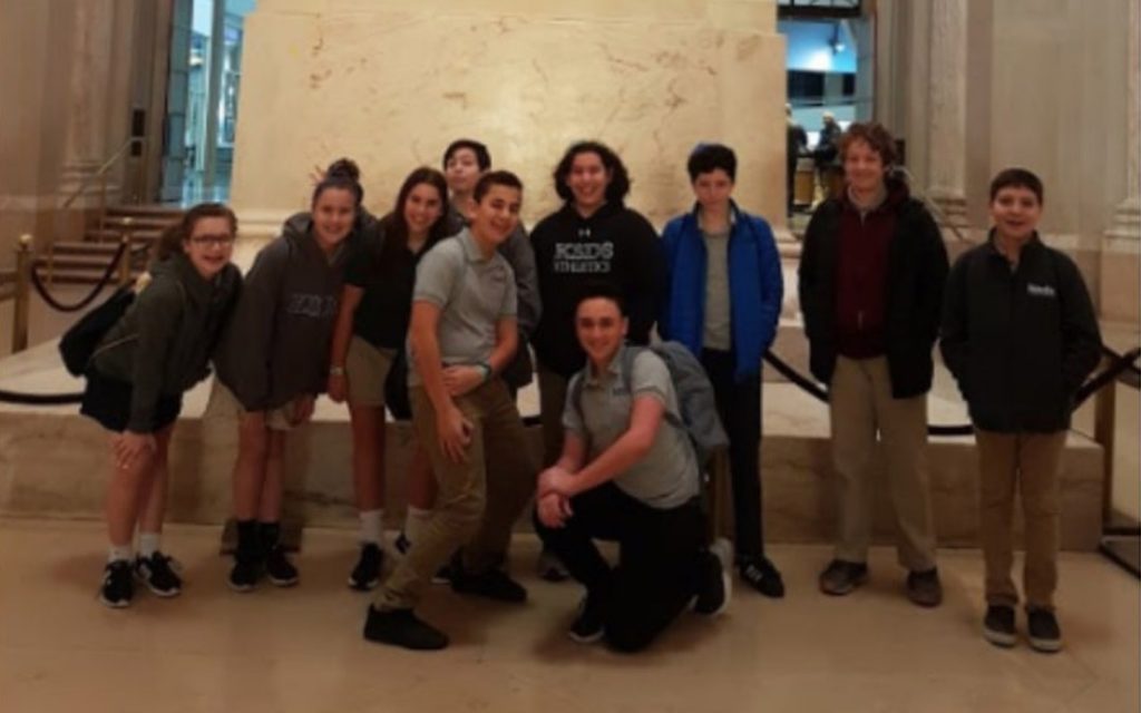 Krieger Schechter students visit Franklin Institute in Feb., 2020.