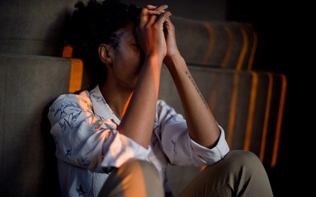 A young person experiencing stress.