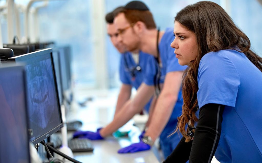 Sarah Laks, a first-year dental student from North Miami Beach, Fla., is one of five siblings to attend Touro College.