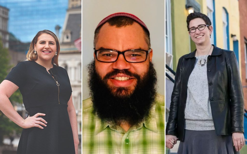 Sarah Mersky Miicke, Yosef Webb-Cohen and Tracie Guy-Decker