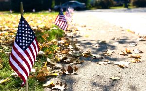 american flags