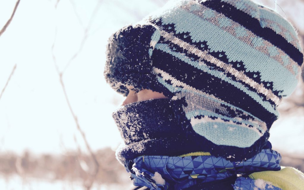kid in cold