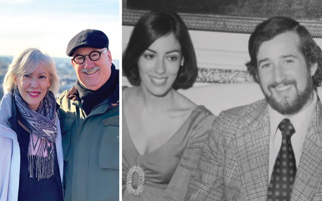 Carol Sorgen and her ex-husband and current partner Larry