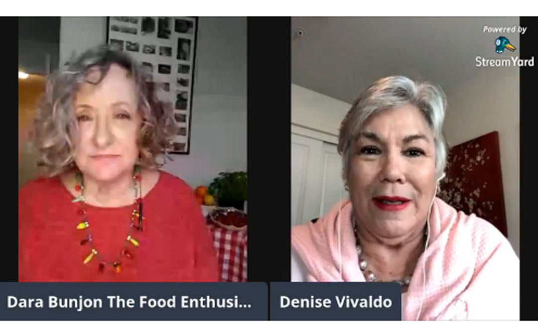 food enthusiast with Denise Vivaldo