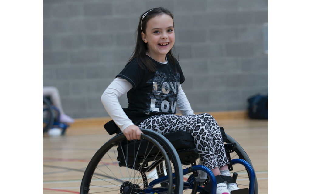 girl in wheelchair