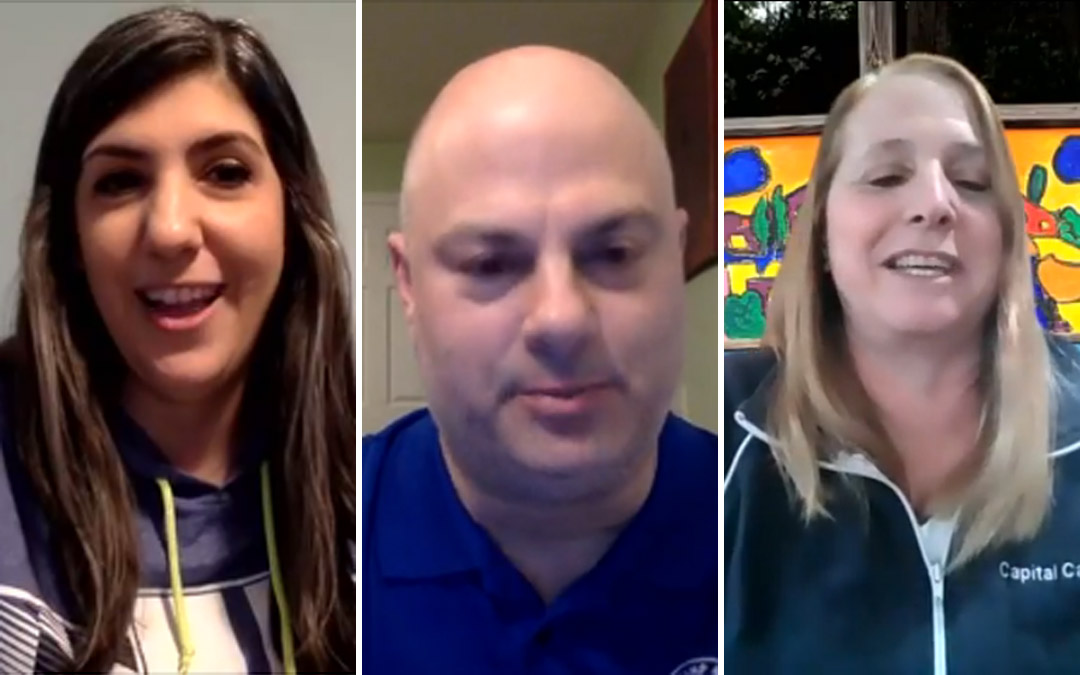 Emily Peisach Stern, Director, J Day Camp, Marty Rochlin, Director, Camp Airy from Camps Airy & Louise, and Lisa Handelman, Director, Capital Camps