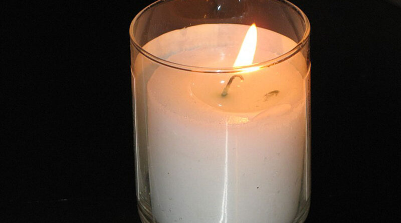 Yahrtzeit candle
