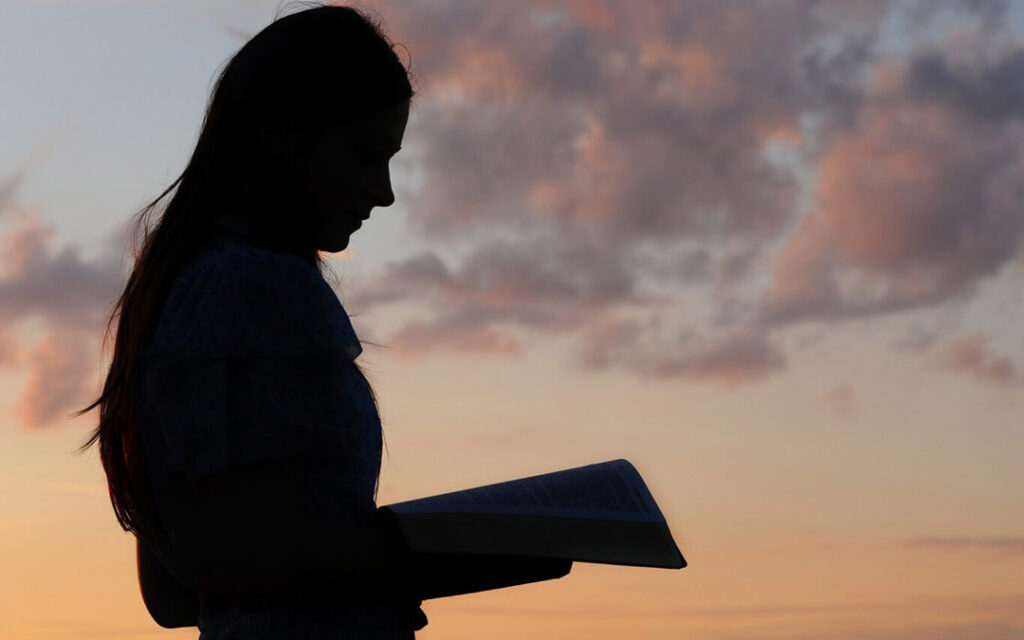 woman reading