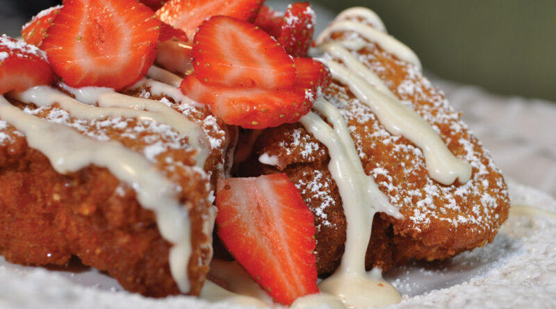 Crispy French Toast with Chantilly Creme