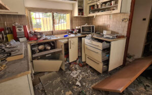 Kitchen in the Ariely home