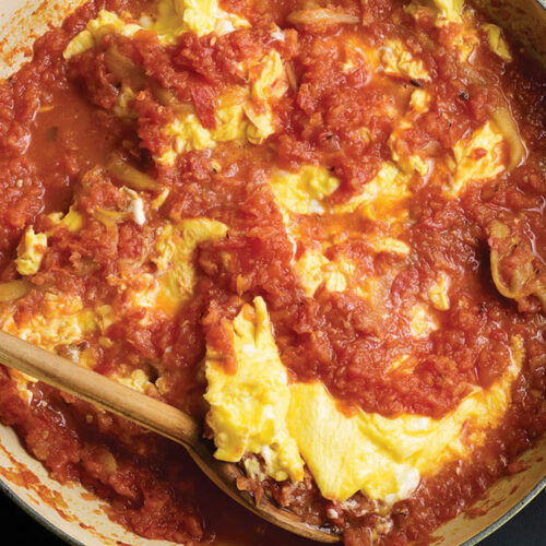 Eggs in Salsa Martajada