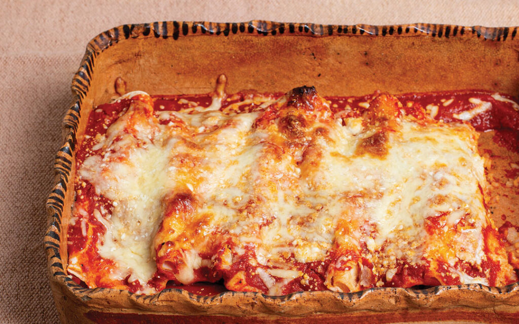 Three-Cheese Chicken Enchiladas