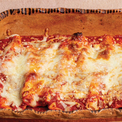 Three-Cheese Chicken Enchiladas