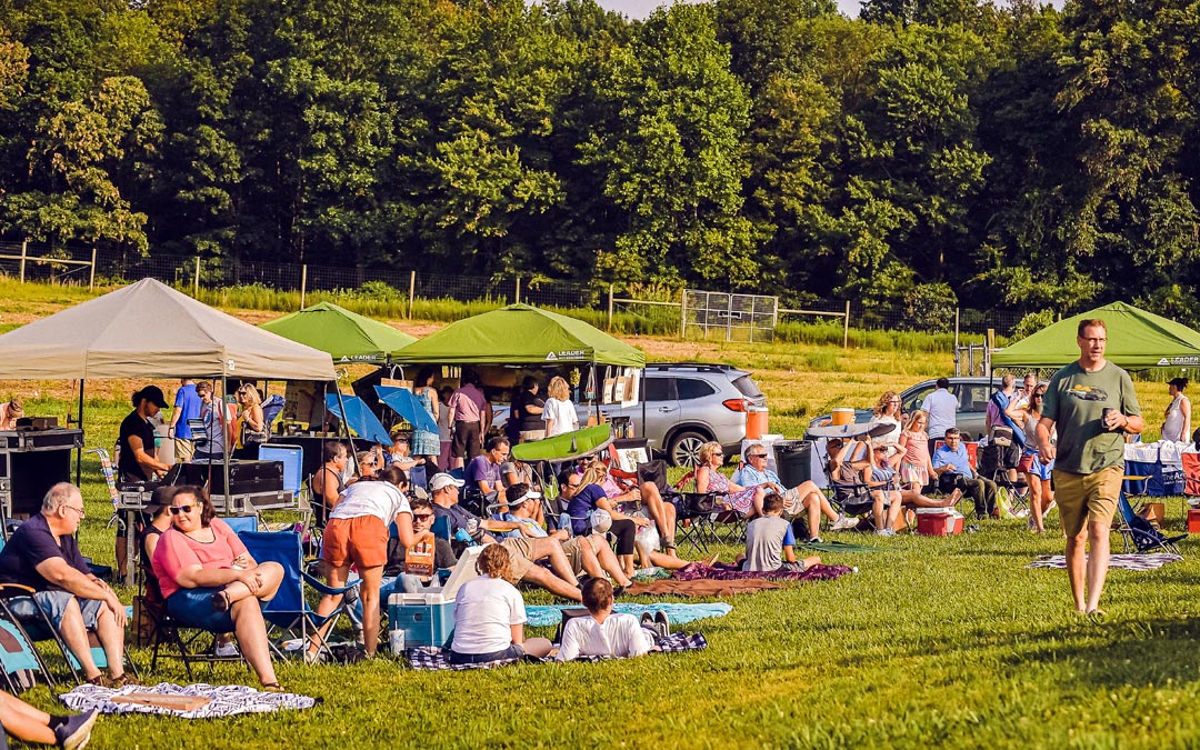 More than 250 community members attended the concert at Pearlstone.