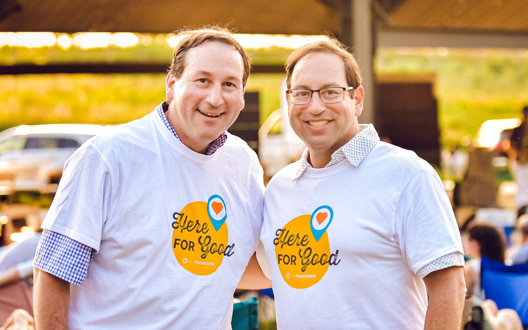 The Fabulous Blavatt Brothers: Jeffrey Blavatt (left), executive director of The Associated's Insight Israel Forum, and Jason A. Blavatt development chair for The Associated’s 2022 annual campaign.
