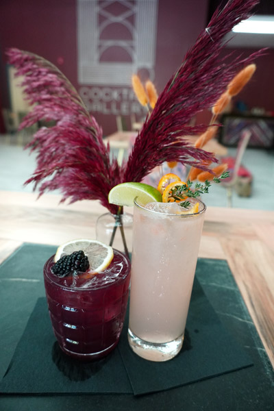 Baltimore Spirits Company's "Golden Bramble and Ms. Paloma Loma" cocktail