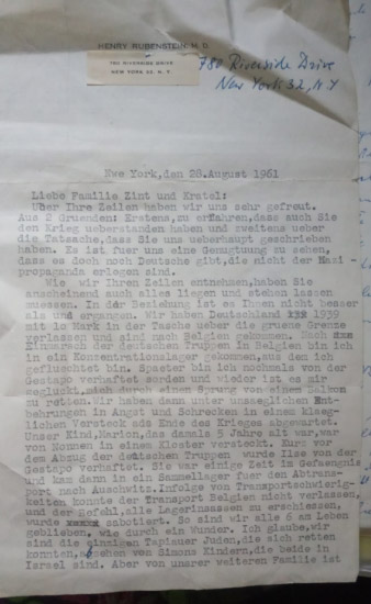 the letter