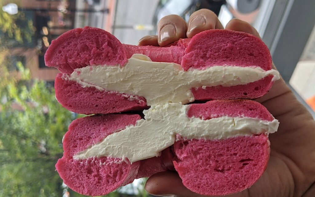 THB pink bagels