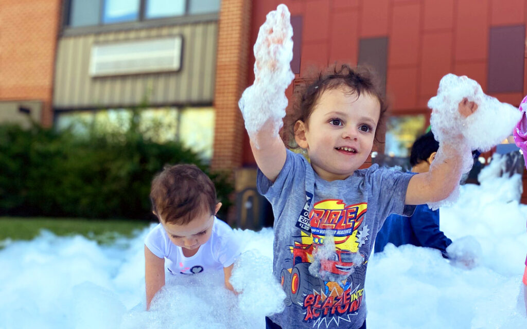 PreSchool 2s learn through hands-on play