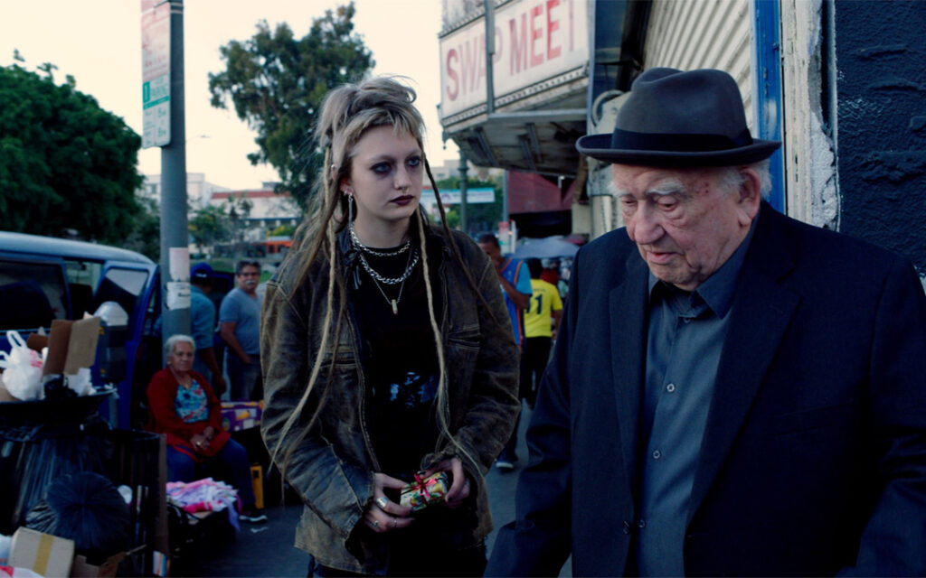 The late Ed Asner (right) and acting newcomer Margot Josefsohn star in the 2020 film "Tiger Within."