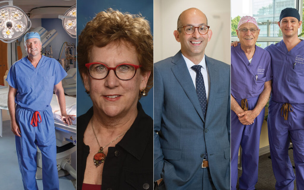 Dr. Brian Bethea, MedStar Union Memorial Hospital; Dr. Jill A. RachBeisel, University of Maryland Medical Center; Dr. David N. Maine, Mercy Health Services; and Drs. Michael and Benjamin Schultz, LifeBridge Health