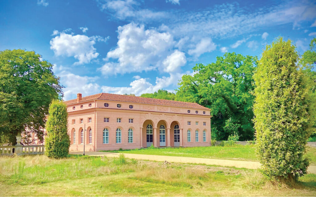 A view of the European Center for Jewish Learning in Sanssouci Park, Potsdam.