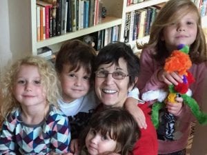 Lee M. Hendler, with grandchildren