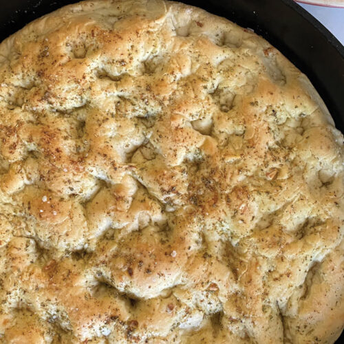 Quick and easy foccacia bread