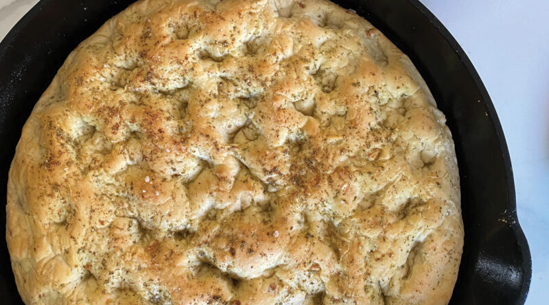 Quick and easy foccacia bread