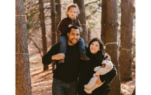 Talia and Aaron Jordan with their children, Levi and Caleb