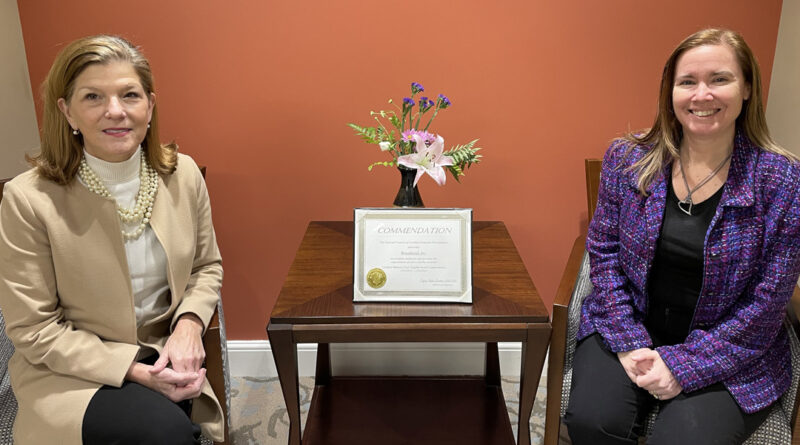 Stacey Young, Director of the Center of Excellence Dementia Care, and Ann Patterson, Vice President of Health Services completed training to become Certified Dementia Care Managers.