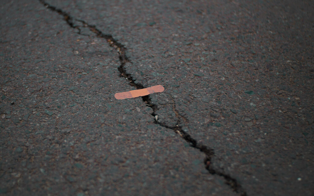 broken