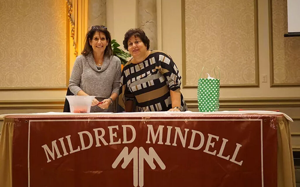 Mildred Mindell Cancer Foundation co-presidents Merle Wolf (left) and Jodie Singer.