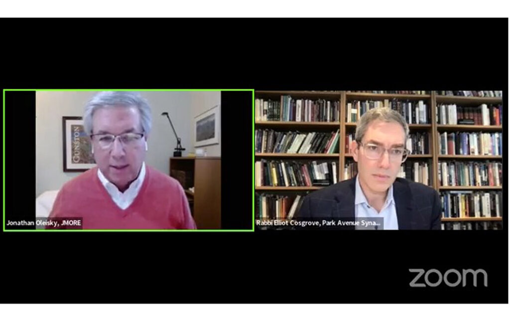 Jmore Live with Guest Rabbi Elliot J. Cosgrove