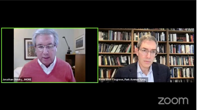Jmore Live with Guest Rabbi Elliot J. Cosgrove