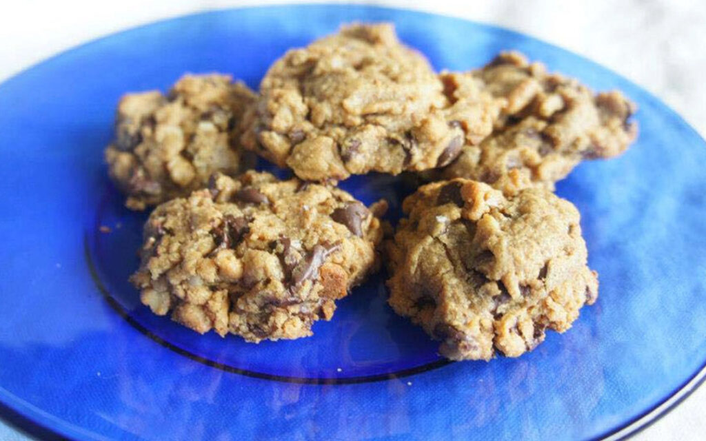 Almond Butter Chocolate Chip Cookies