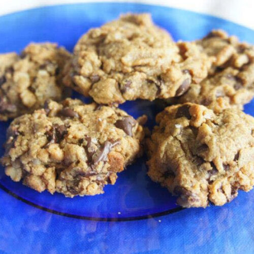 Almond Butter Chocolate Chip Cookies
