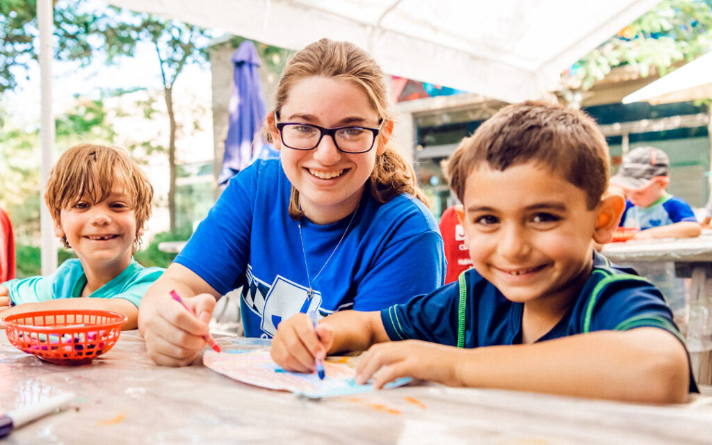 Kids at camp