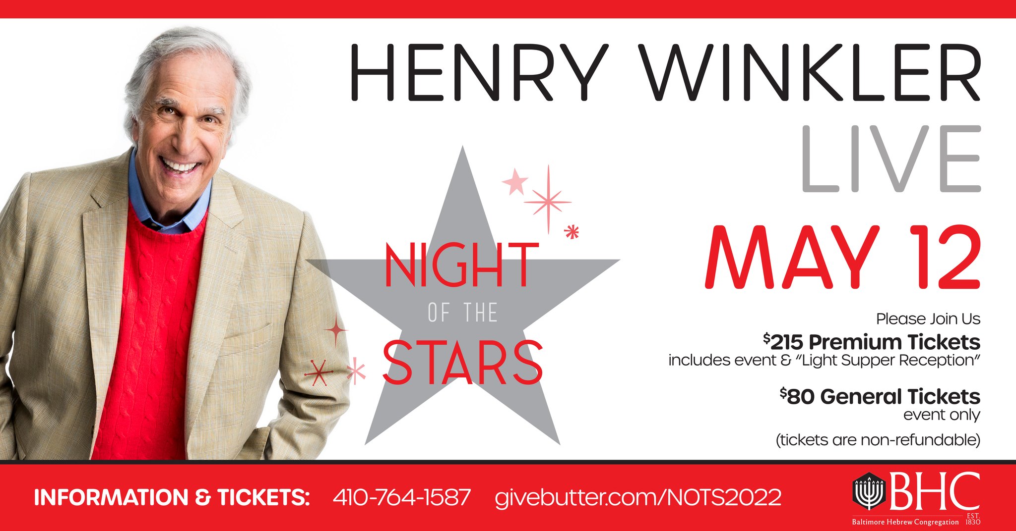 BHC's Night of the Stars 2022 "Henry Winkler Live"