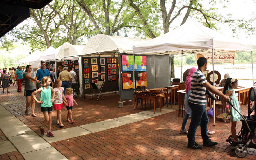 Invitational Fine Arts & Crafts Show at the Free LakeFest Weekend